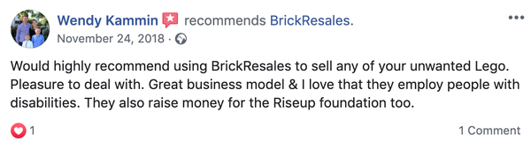 Review to sell unwanted LEGO pieces in Australia via Brickresales.