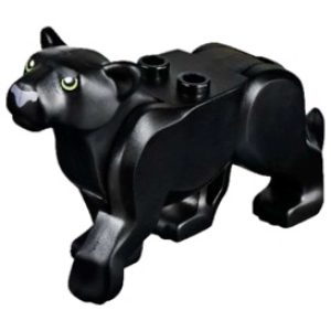 Lego Animal Large Panther With Lime Eyes #67347