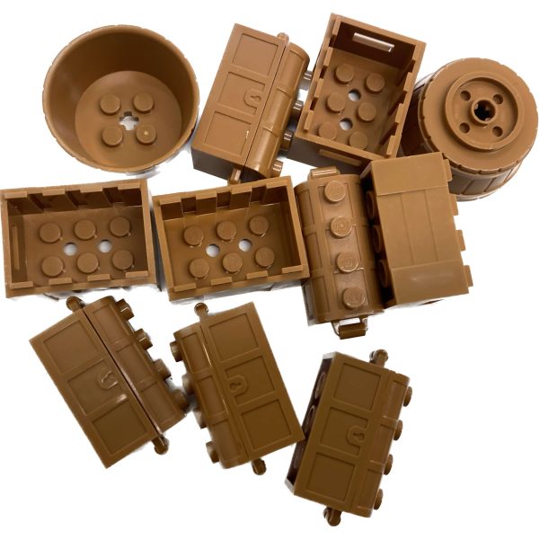 Lego Barrels Crates And Treasure Chests Medium Nougat #63431