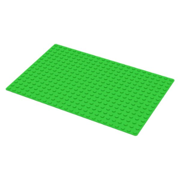 Lego Baseplate 16x24 Bright Green