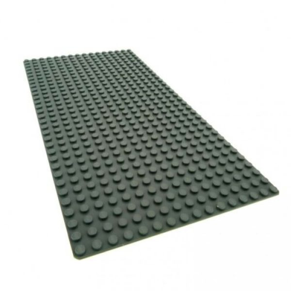 Lego Baseplate 16x32 Dark Bluish Grey