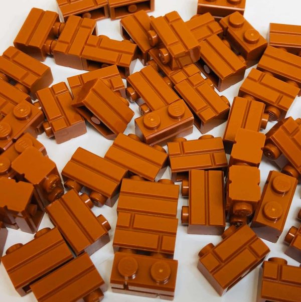 Lego Masonry Profile Bricks Brand New Pack Of 40 Dark Orange