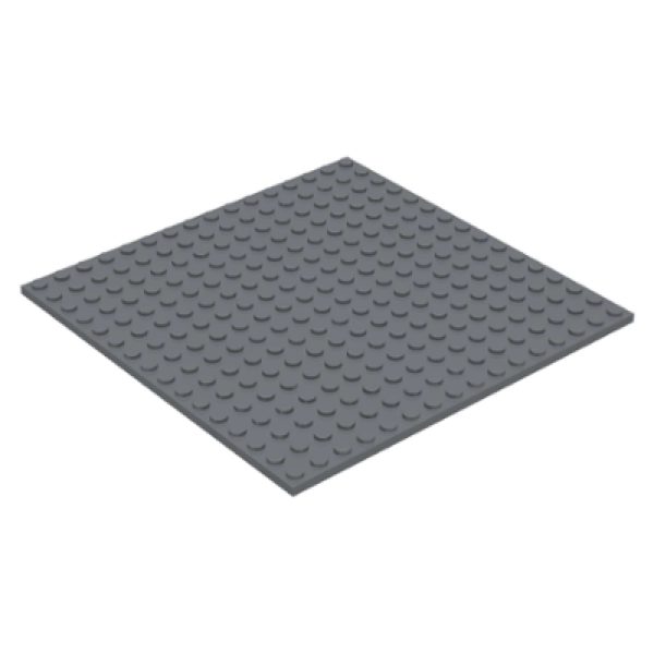 Lego Plate 16x16 Dark Bluish Grey