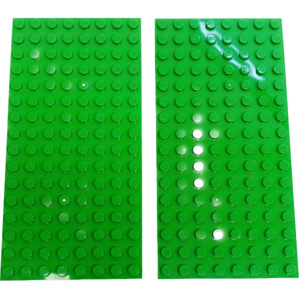 Lego Plate 8x16 Pack Of 2 Bright Green