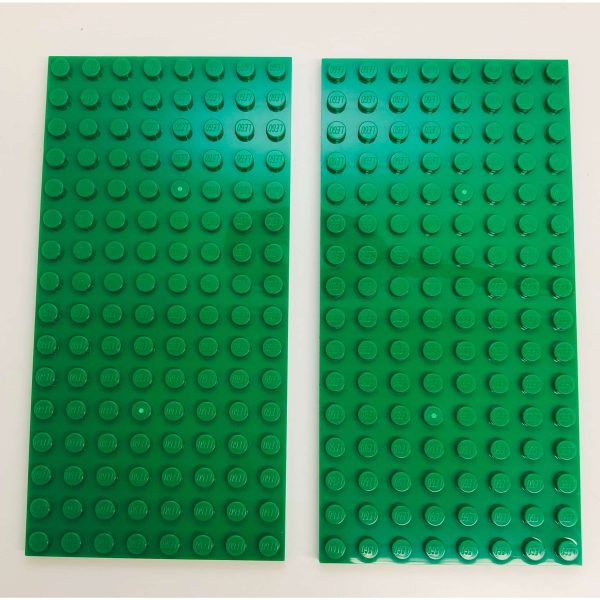 Lego Plate 8x16 Pack Of 2 Green