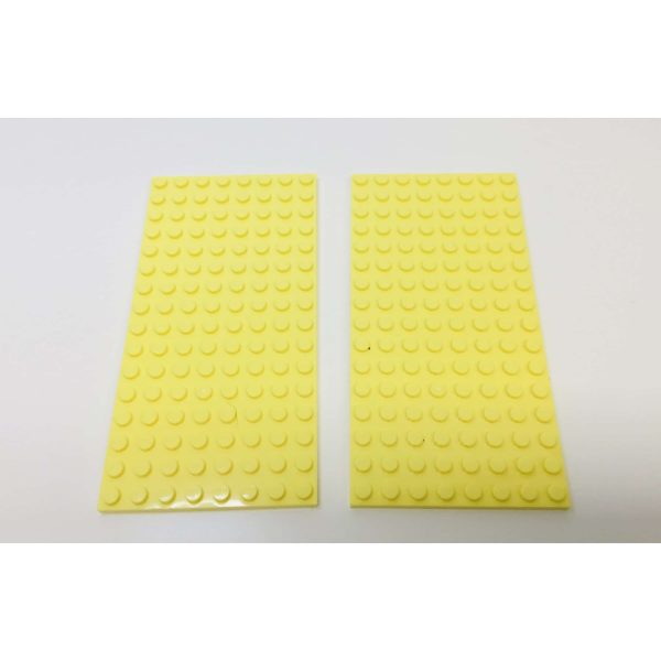 Lego Plate 8x16 Pack Of 2 Light Bright Yellow