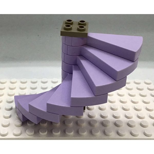 Lego Spiral Stairs Lavender