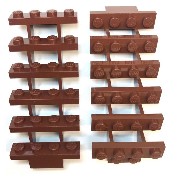 Lego Stairs Pack Of 2 Reddish Brown
