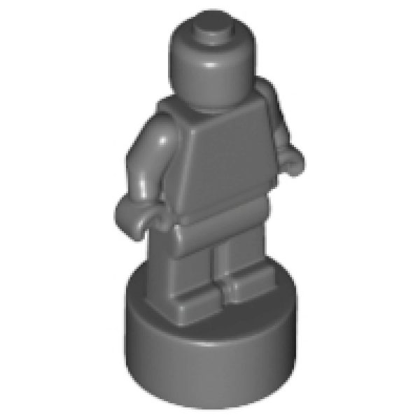 Lego Statuette / Trophy Dark Bluish Grey