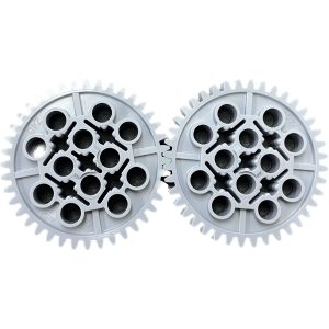 Lego Technic 40 Tooth Gears Brand New Pack Of 2 Light Bluish Grey