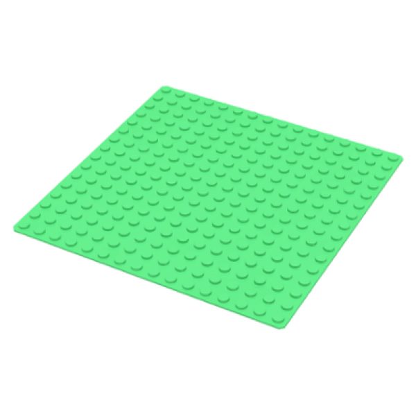 Lego Vintage Baseplate 16x16 Medium Green